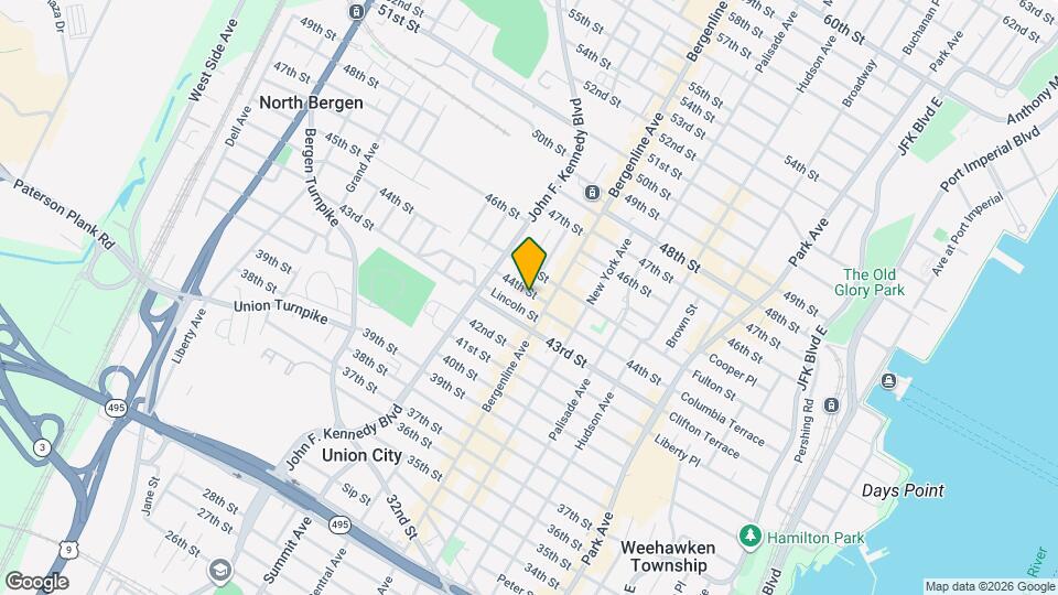 515 44th St Map and Location Details