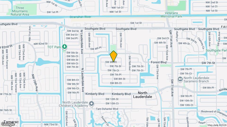 7714 SW 6th Ct Mapa y Detalles de la Ubicación