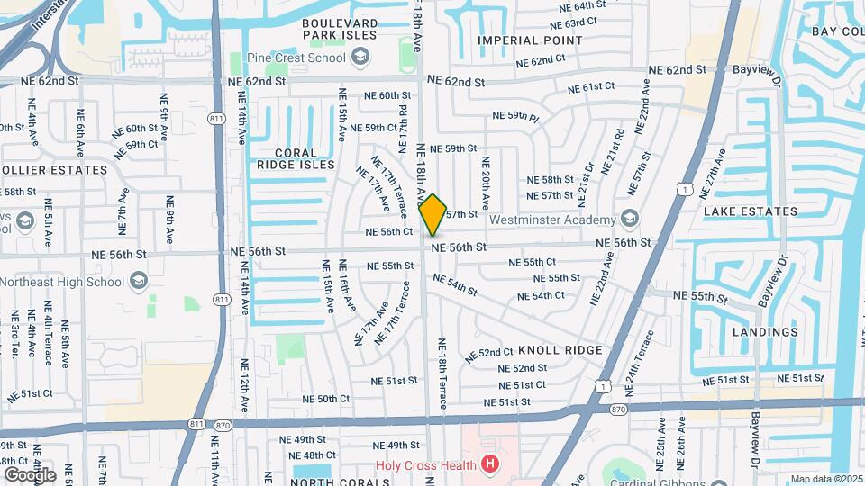 1811 NE 56th St Map and Location Details
