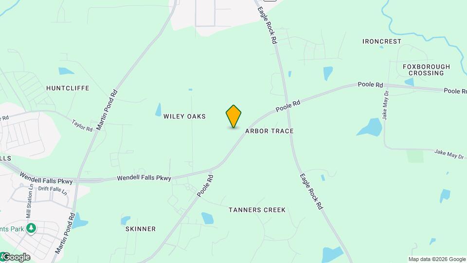 Oaks at Wendell Mapa y Detalles de la Ubicación