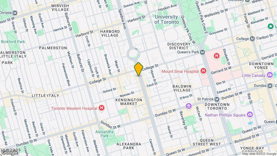 442-444 Spadina Ave Map and Location Details