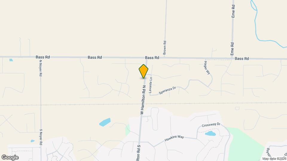 1261 W Hamilton Rd N Map and Location Details