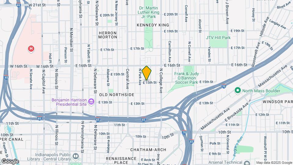 626 E 15th St Map and Location Details