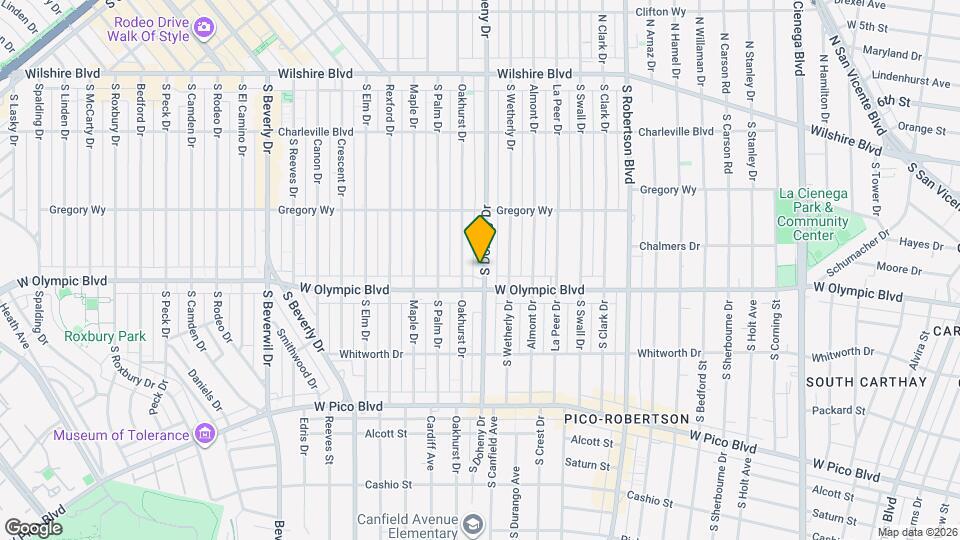 357 S Doheny Dr Map and Location Details