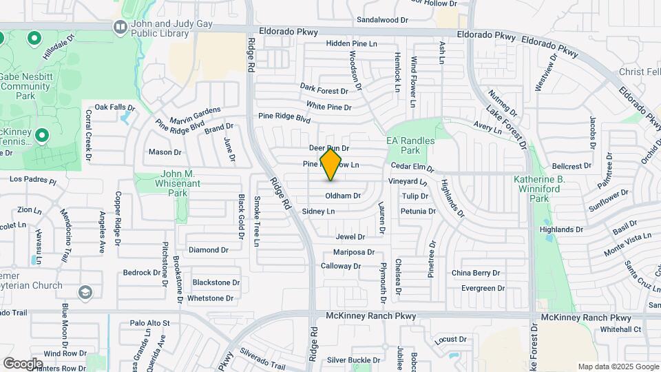 5917 Vineyard Ln Map and Location Details