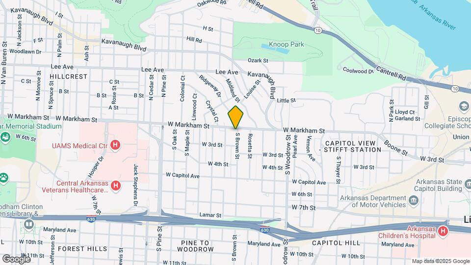 108 S Brown St Map and Location Details
