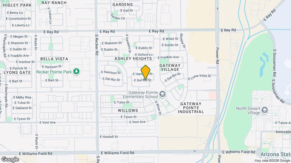 4287 E Del Rio St Map and Location Details