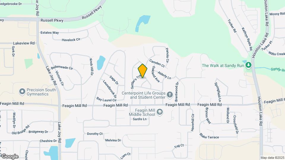 105 Woodway Ln Map and Location Details