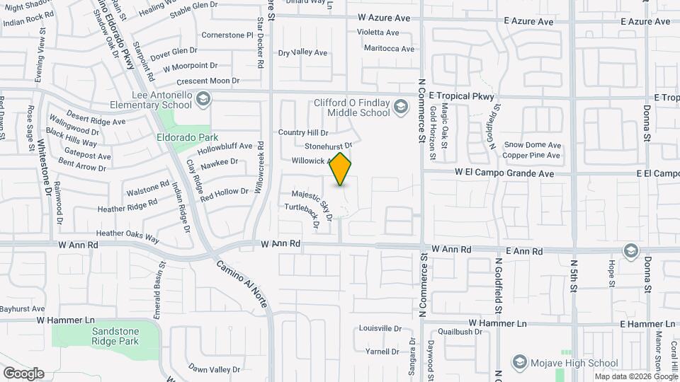 5737 N Copper Sun Ct Mapa y Detalles de la Ubicación