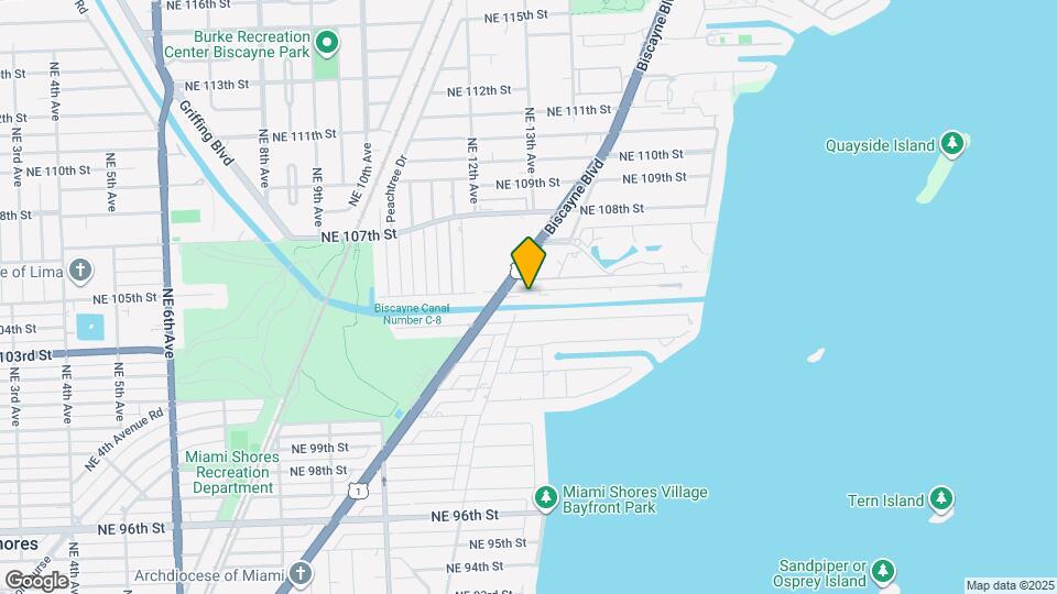 1280 NE 105th St Map and Location Details