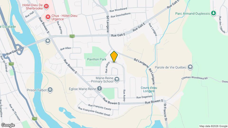 909-915 Aubry Rue Map and Location Details