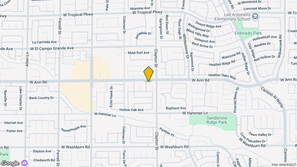 5540 Great Divide St Map and Location Details