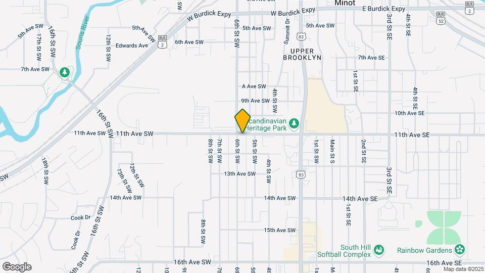 1101 6th St SW Map and Location Details
