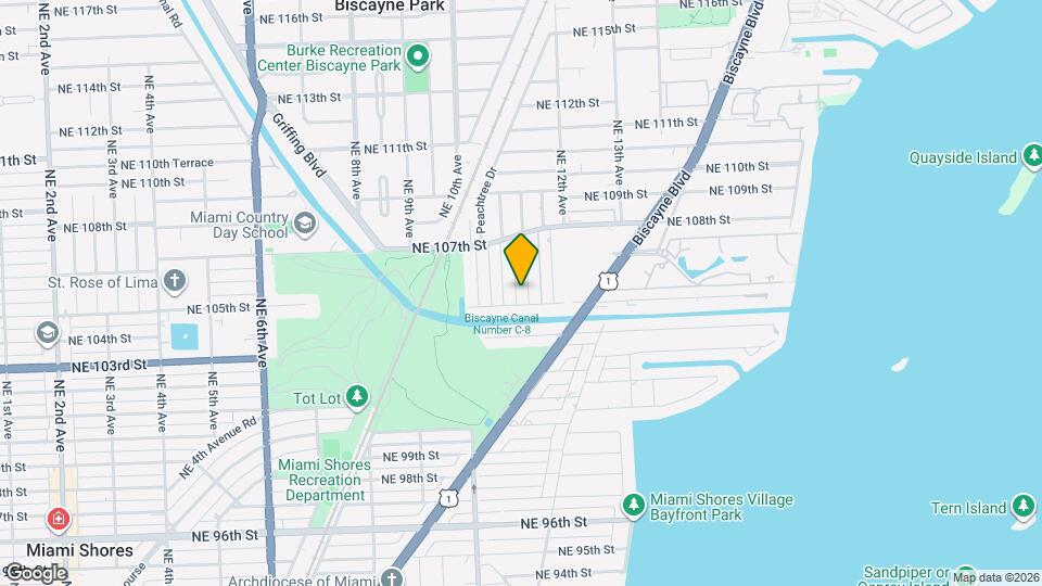 10610 NE 11th Ave Map and Location Details