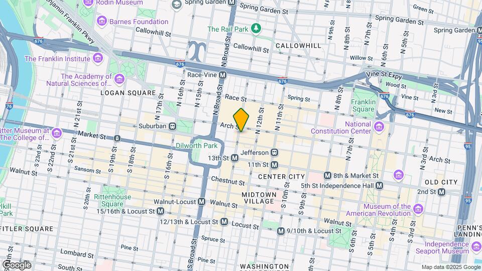 47 N 13th St Map and Location Details