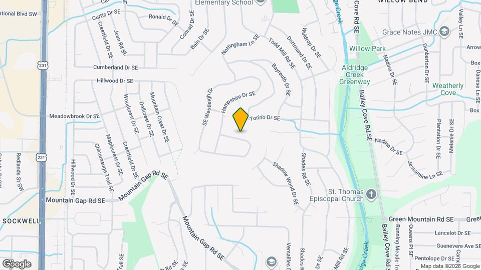 920 Sommerset Rd SE Map and Location Details