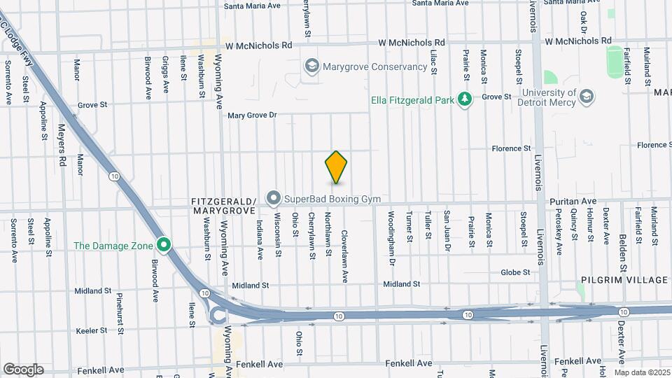 16148 Northlawn St Map and Location Details