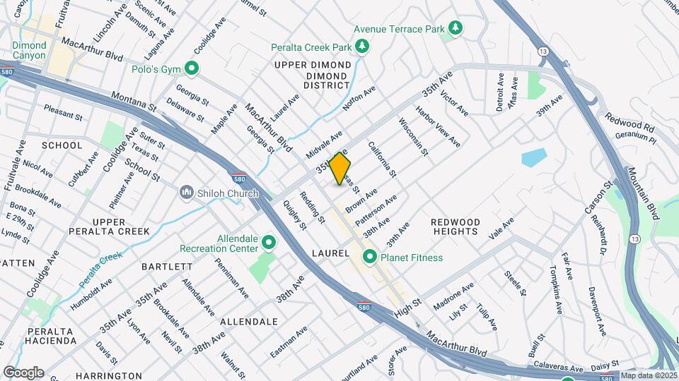 3629 Loma Vista Ave Mapa y Detalles de la Ubicación