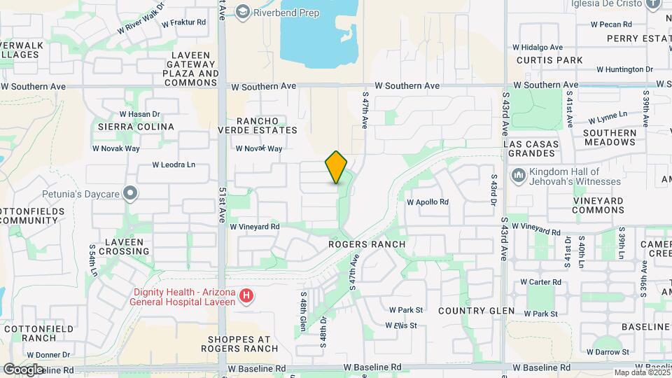 6522 S 47th Ln Map and Location Details