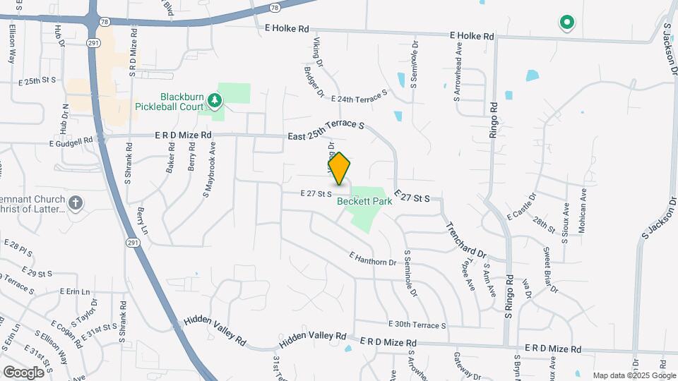 18210 E 27th St S Map and Location Details