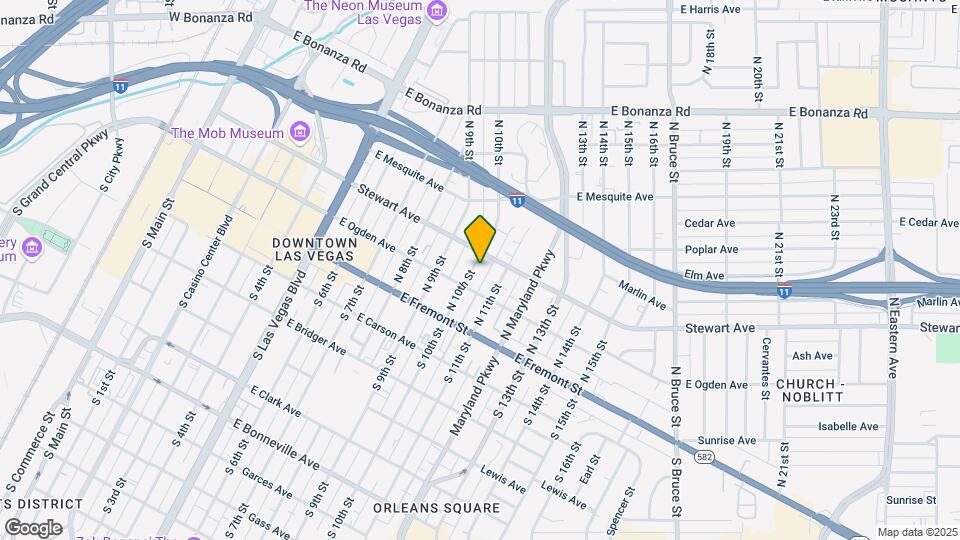 216 N 10th St-Unit -4 Map and Location Details