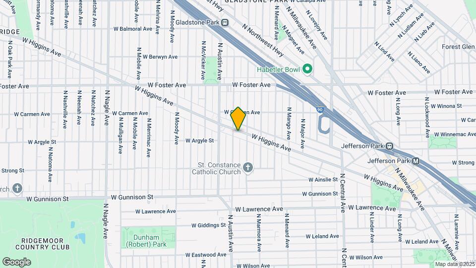 5915 W Higgins Ave Mapa y Detalles de la Ubicación