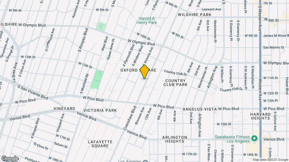 1179 Crenshaw Blvd Mapa y Detalles de la Ubicación