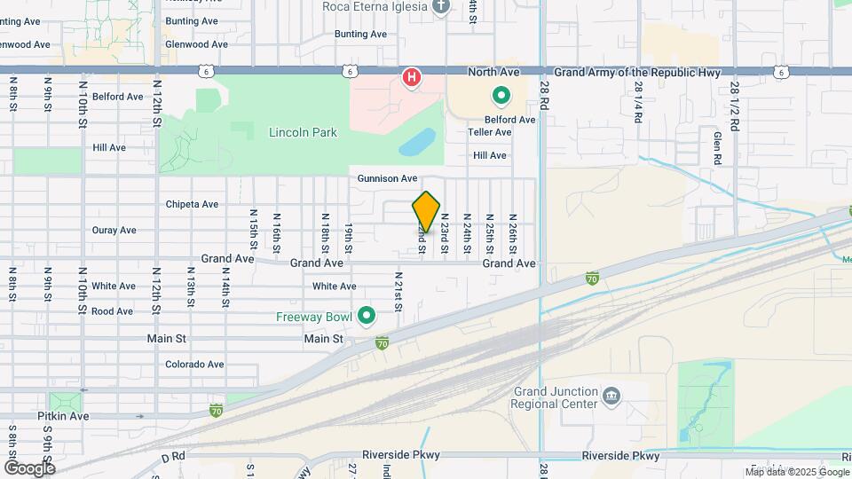 446 N 22nd St Map and Location Details