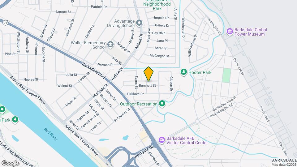1303 Burchett St Map and Location Details
