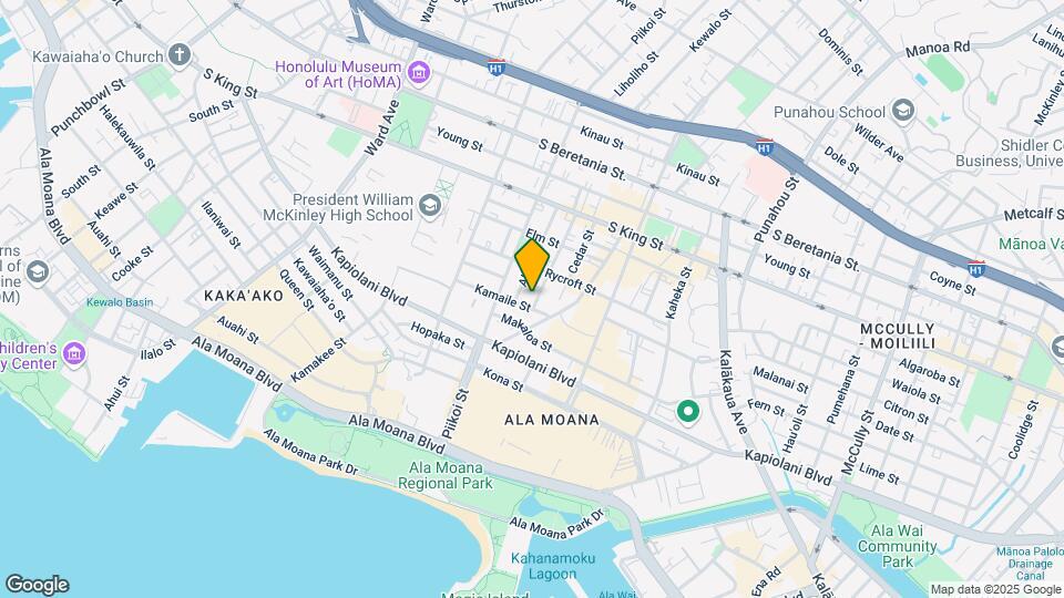 712 Birch St Mapa y Detalles de la Ubicación