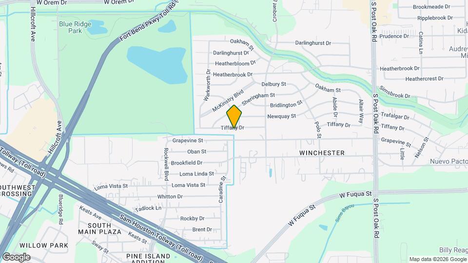 6223 Tiffany Dr Map and Location Details