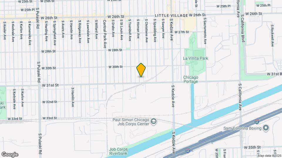 3049 S Homan Ave Map and Location Details