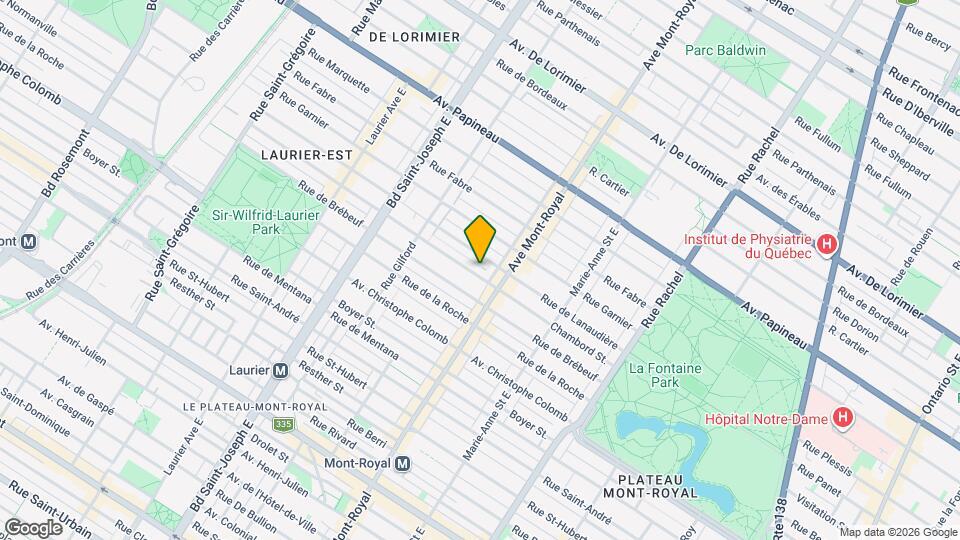 4547 Chambord Rue Map and Location Details