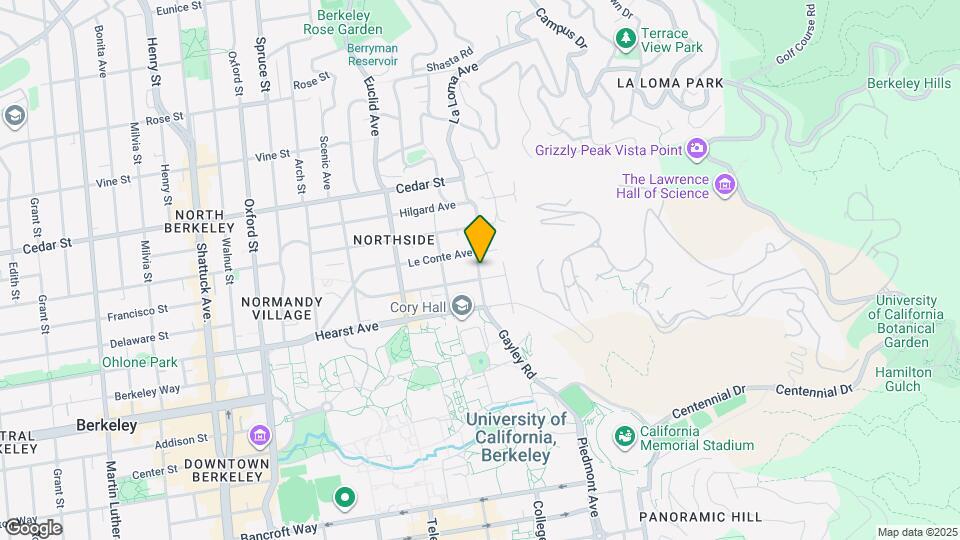 1733 La Loma Ave Mapa y Detalles de la Ubicación