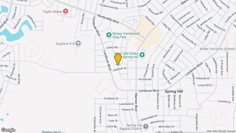 3646 Portillo Rd Map and Location Details