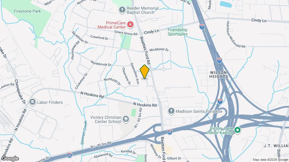 3123 Fairbrook Dr Mapa y Detalles de la Ubicación