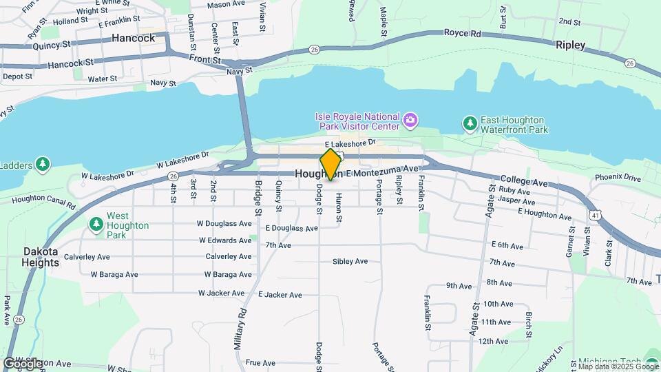 406 E Houghton Ave Map and Location Details