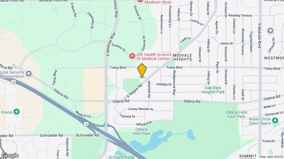 638 S Segoe Rd Map and Location Details