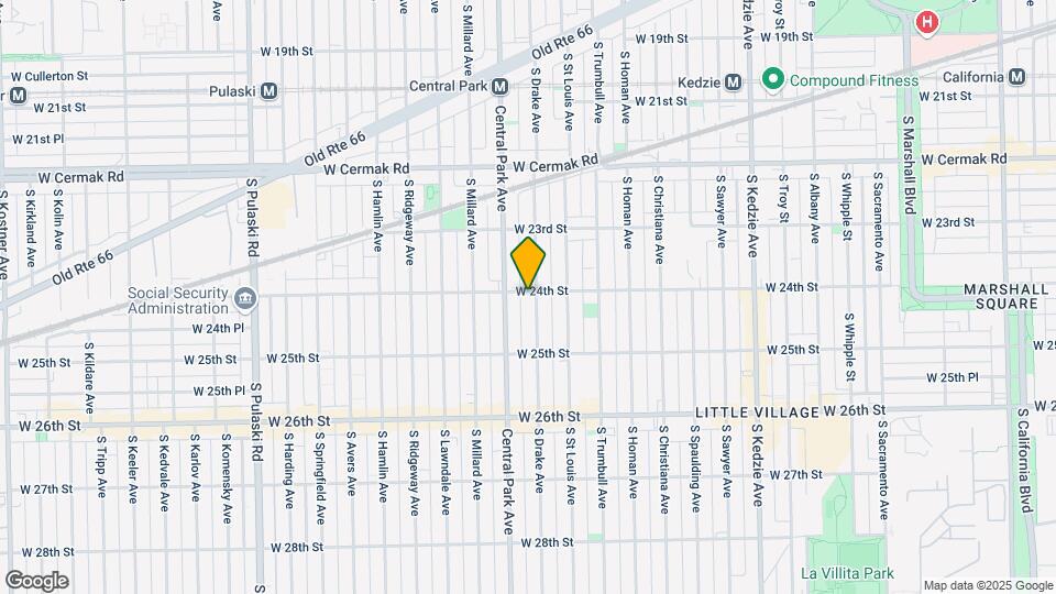 2400 S Drake Ave Map and Location Details