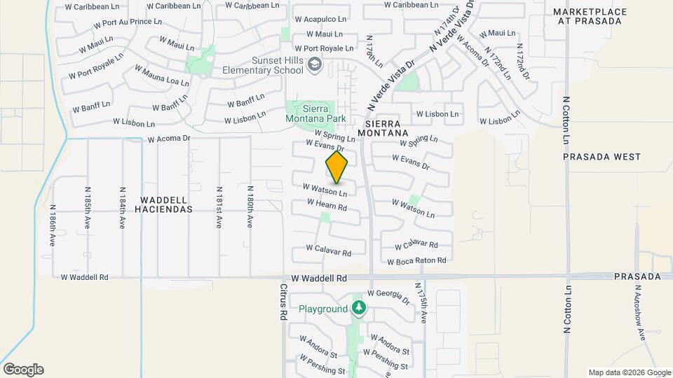 17762 W Watson Ln Map and Location Details