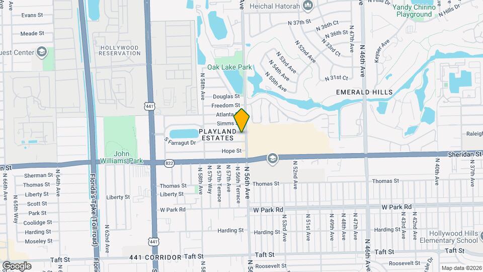 5606 Farragut St Map and Location Details