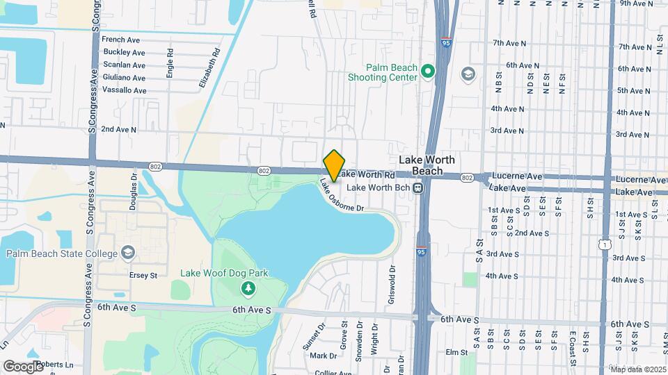 4056 Lake Osborne Dr Map and Location Details