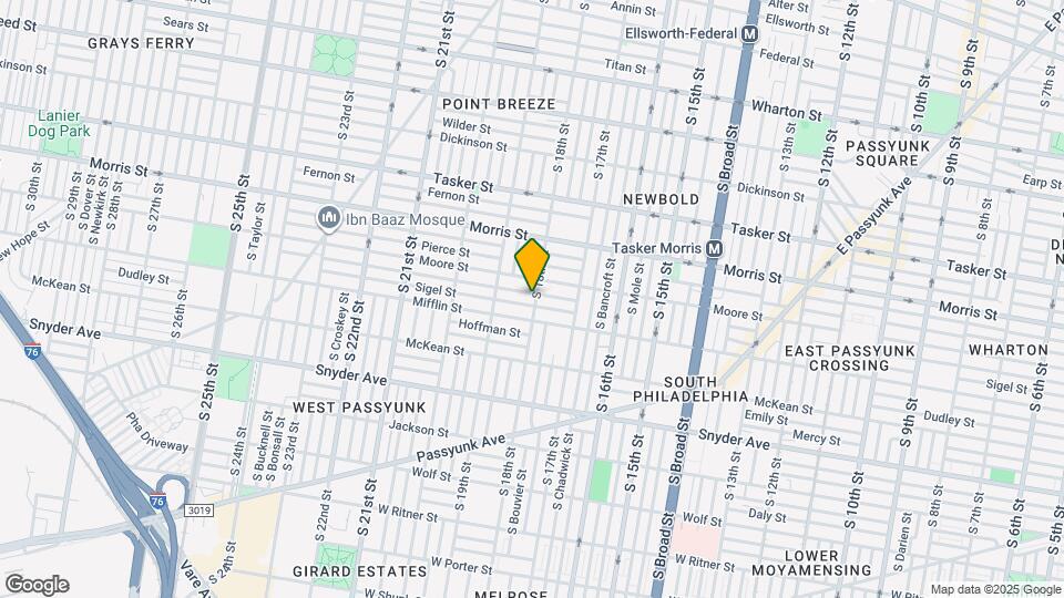 1818 S 18th St Map and Location Details