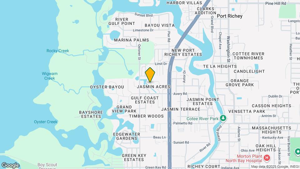 7313 Royal Palm Dr Map and Location Details