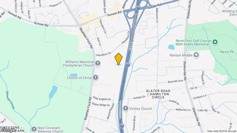 5823 Hamilton Oaks Dr Map and Location Details