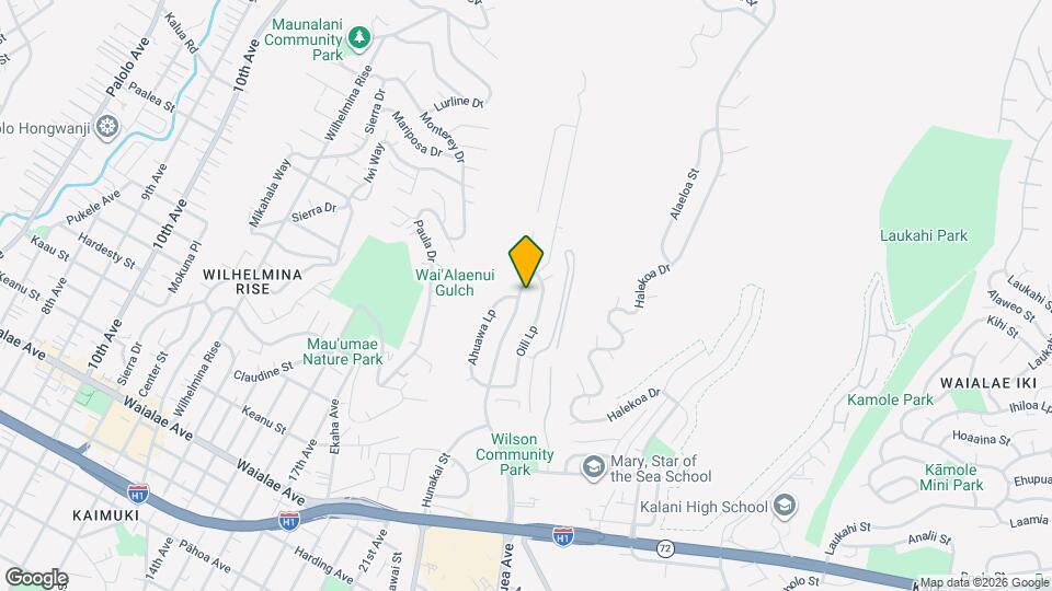 5147 Kilauea Ave Map and Location Details
