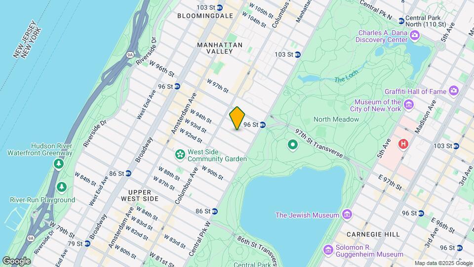 43 W 94th St Mapa y Detalles de la Ubicación