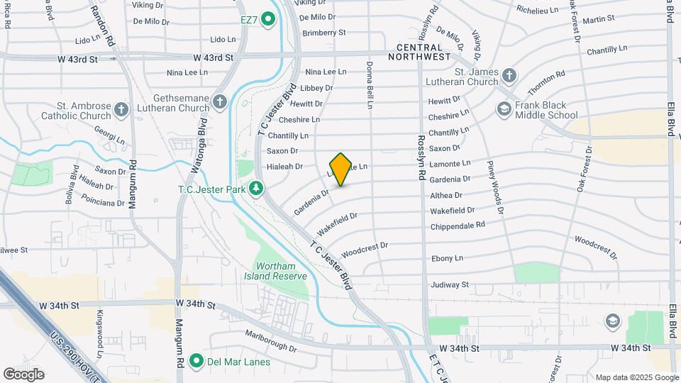 2115 Gardenia Dr Map and Location Details