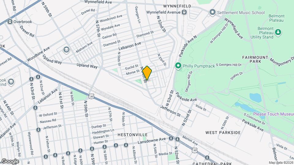 Wynnefield PL Map and Location Details