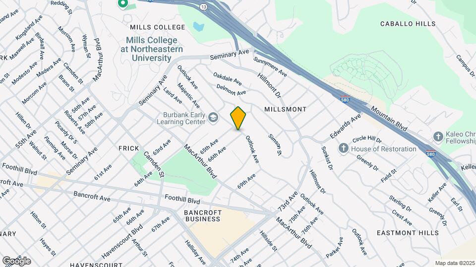 6533 Outlook Ave Map and Location Details
